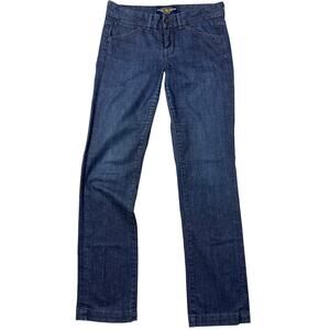 Western Lucky Brand Casual Straight Leg Jeans Medium Wash Size 8/29 Boho